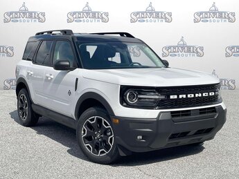 2025 Oxford White Ford Bronco Sport Outer Banks 4 Door 1.5L EcoBoost Engine Automatic SUV
