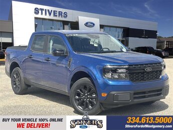 2024 Atlas Blue Metallic Ford Maverick XLT Truck AWD EcoBoost 2.0L I4 GTDi DOHC Turbocharged VCT Engine