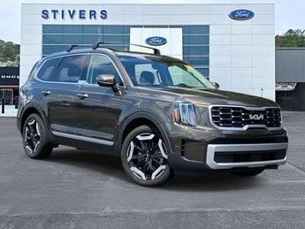 2024 Dark Moss Kia Telluride S Automatic 3.8L V6 DOHC Engine AWD SUV 4 Door