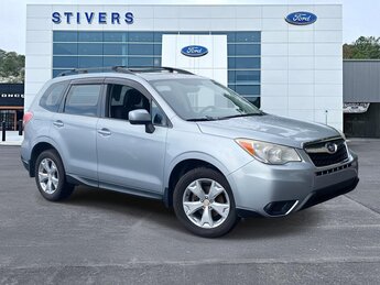 2015 Ice Silver Metallic Subaru Forester 2.5i Premium 4 Door AWD 2.5L 4-Cylinder DOHC 16V VVT Engine