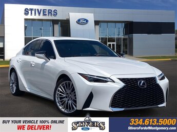 2022 White Lexus IS 300 Sedan 2.0L I4 Turbocharged Engine Automatic 4 Door