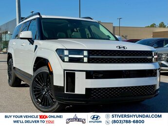 2025 Serenity White Hyundai Santa Fe Hybrid Calligraphy 4 Door Automatic SUV I4 Engine FWD