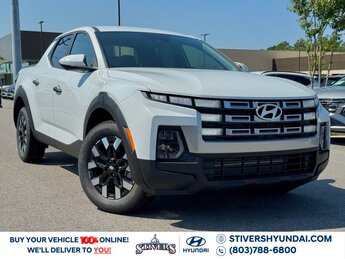 2025 Atlas White Hyundai Santa Cruz SE Automatic 4 Door FWD Truck 2.5L I4 Engine