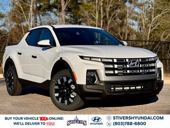 2025 Atlas White Hyundai Santa Cruz SE Truck 4 Door 2.5L I4 Engine Automatic FWD