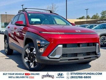 2025 Ultimate Red Metallic Hyundai Kona SEL AWD Automatic (CVT) 4 Door 2.0L I4 DOHC 16V Engine SUV