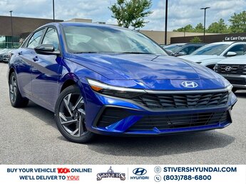 2025 Intense Blue Hyundai Elantra SEL Sport Car Automatic (CVT) FWD I4 Engine