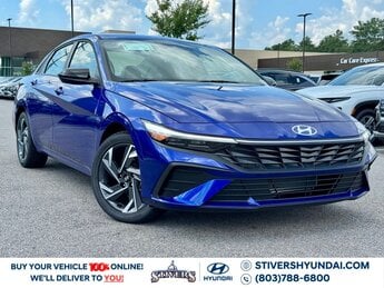 2025 Intense Blue Hyundai Elantra SEL Sport 4 Door Car I4 Engine Automatic (CVT)
