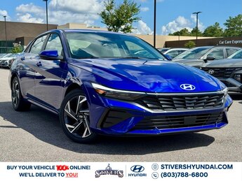 2025 Intense Blue Hyundai Elantra Limited I4 Engine FWD 4 Door Automatic (CVT)
