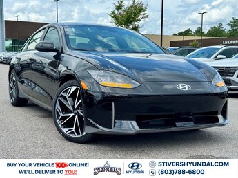 2025 Onyx Black Hyundai IONIQ 6 SEL Electric Motor Engine 4 Door Automatic
