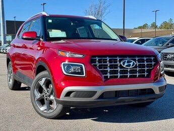 2025 Ultimate Red Hyundai Venue Limited 4 Door FWD I4 Engine SUV