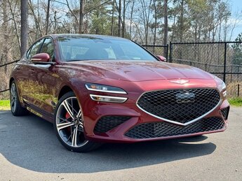 2025 Cavendish Red Genesis G70 3.3T Sport Advanced 3.3L V6 DGI DOHC 24V Engine Car Automatic RWD 4 Door