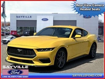 2024 Yellow Splash Metallic Tri-coat Ford Mustang EcoBoost Fastback Car Automatic 2 Door