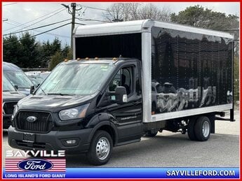 2023 Agate Black Metallic Ford Transit Cutaway T-350 RWD DRW 138 WB 9950 GVWR 2 Door Specialty Vehicle Cutaway Automatic