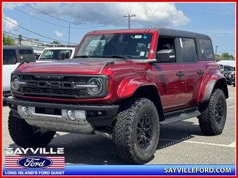 2025 Ruby Red Metallic Tinted Clearcoat Ford Bronco Raptor SUV Automatic 4 Door