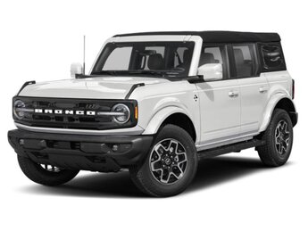 2025 Oxford White Ford Bronco Outer Banks V-6 cyl Engine 4 Door SUV Automatic