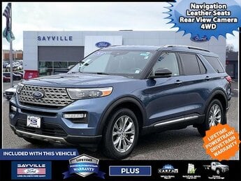 2020 Atlas Blue Metallic Ford Explorer Limited 4WD Automatic SUV 4 Door