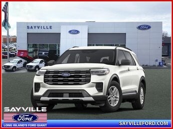 2025 Star White Metallic Tri-Coat Ford Explorer Active 4WD Automatic SUV 4 Door