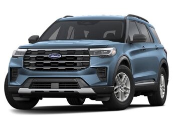 2025 Vapor Blue Metallic Ford Explorer Active SUV I-4 cyl Engine 4 Door