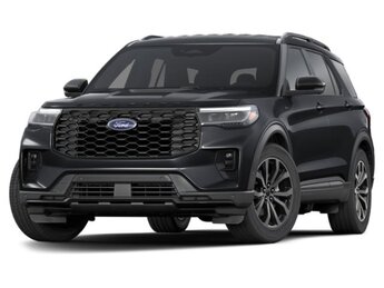 2025 Agate Black Metallic Ford Explorer ST-Line SUV 4 Door Automatic I-4 cyl Engine