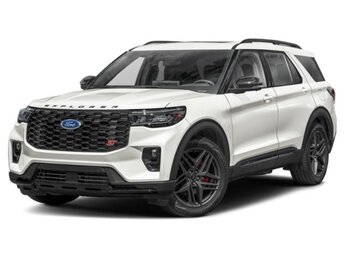 2025 Star White Metallic Tri-Coat Ford Explorer ST SUV 4 Door Automatic