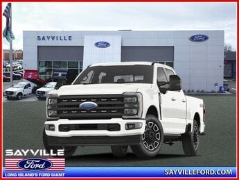 2025 Oxford White Ford Super Duty F-350 DRW Platinum 4WD Crew Cab 8' Box Truck 4 Door Automatic