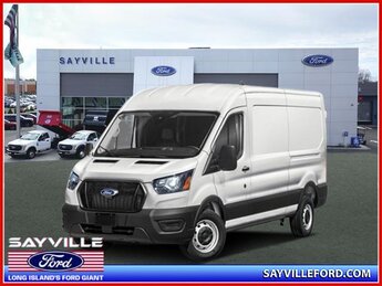 2024 Oxford White Ford Transit Cargo Van T-350 148 Med Rf 9950 GVWR RWD Van 3 Door Automatic