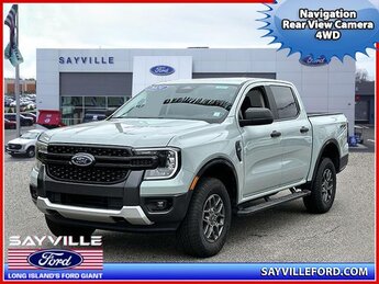 2024 Cactus Grey Ford Ranger XLT 4WD SuperCrew 5' Box 4 Door Automatic Truck
