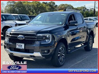 2024 Shadow Black Ford Ranger LARIAT 4WD SuperCrew 5' Box Truck Automatic 4 Door