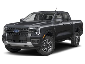 2024 Shadow Black Ford Ranger Lariat I-4 cyl Engine Automatic 4 Door