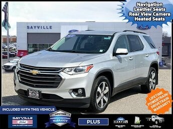 2020 Silver Ice Metallic Chevrolet Traverse AWD 4dr LT Leather Automatic 4 Door SUV