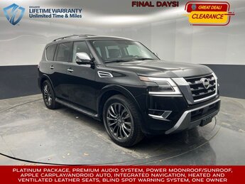 2023 Nissan Armada Platinum 4 Door 4X4 5.6L V8 DOHC 32V LEV3-ULEV125 400hp Engine SUV Automatic