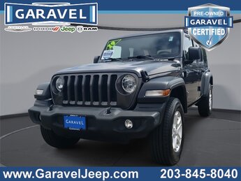 2019 Granite Crystal Metallic Clearcoat Jeep Wrangler Unlimited Sport S 4X4 Automatic 4 Door SUV