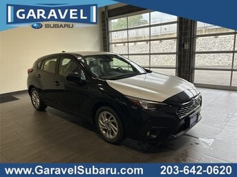 2025 Crystal Black Silica Subaru Impreza Base Automatic (CVT) AWD 4 Door Crossover 2.0L DOHC Engine