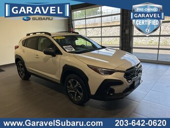 2024 Crystal White Pearl Subaru Crosstrek Premium 4 Door AWD 2.0L 4-Cylinder DOHC 16V Engine