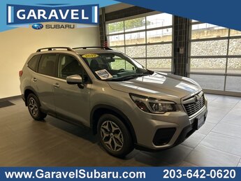2019 Ice Silver Metallic Subaru Forester Premium Automatic (CVT) 2.5L 4-Cylinder DOHC 16V VVT Engine AWD