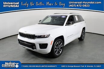 2023 Bright White Clearcoat Jeep Grand Cherokee Overland SUV 4 Door 3.6L V6 24V VVT Engine