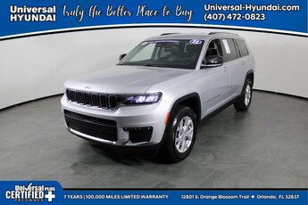 2023 Silver Zynith Jeep Grand Cherokee L Limited 4 Door Automatic RWD 3.6L V6 24V VVT Engine SUV