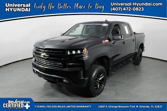 2020 Black Chevrolet Silverado 1500 LT Trail Boss 4 Door 4X4 Truck