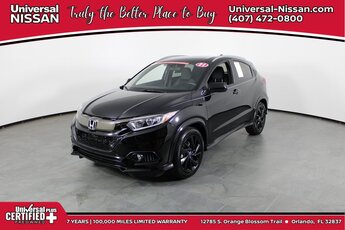2021 Crystal Black Pearl Honda HR-V Sport SUV Automatic (CVT) FWD 4 Door
