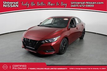 2023 Scarlet Ember Tintcoat Nissan Sentra SV Automatic (CVT) 2.0L DOHC Engine Sedan FWD 4 Door