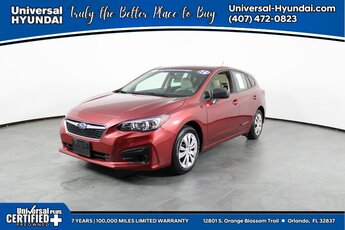 2018 Subaru Impreza 2.0i AWD 4 Door Crossover Automatic (CVT) 2.0L 4-Cylinder DOHC 16V Engine