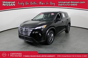 2024 Super Black Nissan Rogue S 4 Door Automatic (CVT) FWD