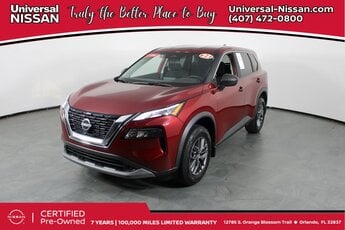 2023 Scarlet Ember Tintcoat Nissan Rogue S FWD Automatic (CVT) SUV 1.5L I3 Turbocharged DOHC 12V LEV3-ULEV50 201hp Engine