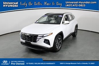 2024 White Pearl Hyundai Tucson Limited SUV FWD 2.5L I4 DGI DOHC 16V LEV3-SULEV30 187hp Engine