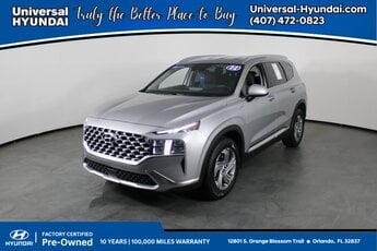 2022 Shimmering Silver Hyundai Santa Fe SEL SUV FWD Automatic 4 Door 2.5L I4 Engine