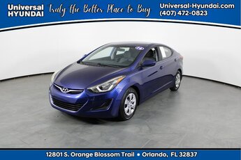 2016 Hyundai Elantra SE 1.8L 4-Cylinder DOHC 16V Dual CVVT Engine Automatic Sedan 4 Door