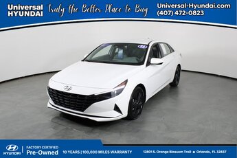 2023 Serenity White Pearl Hyundai Elantra SEL Automatic (CVT) 4 Door I4 Engine FWD