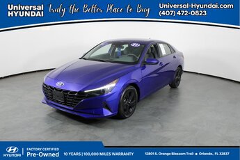 2021 Intense Blue Hyundai Elantra SEL FWD 2.0L 4-Cylinder DOHC 16V Engine Sedan 4 Door