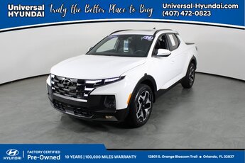 2024 Atlas White Hyundai Santa Cruz Limited 2.5L I4 Engine Automatic Truck