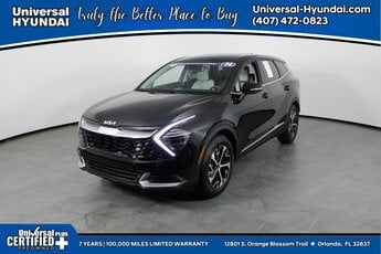 2024 Ebony Black Kia Sportage EX FWD 4 Door I4 Engine Automatic